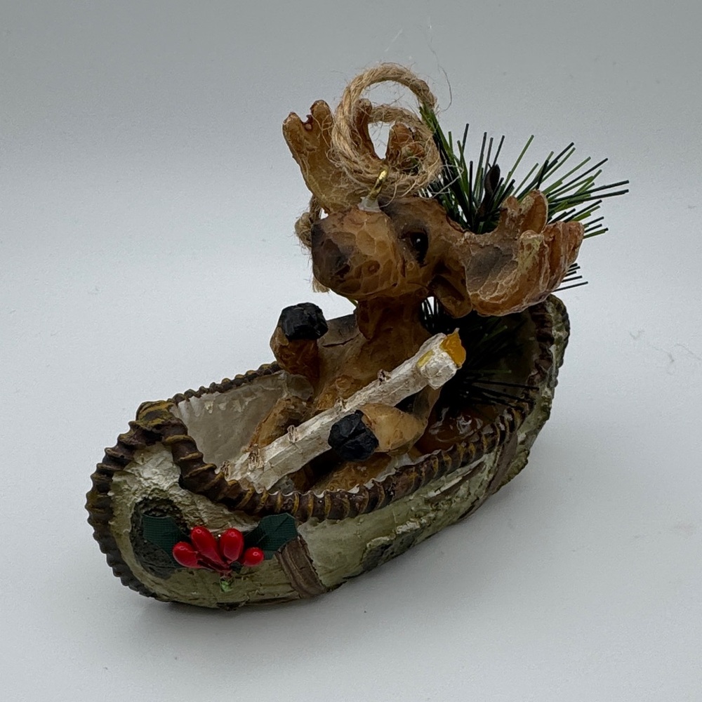 Destination Souvenir Alaska & Yukon Moose Christmas Ornaments Set of 2 - Picture 4 of 5